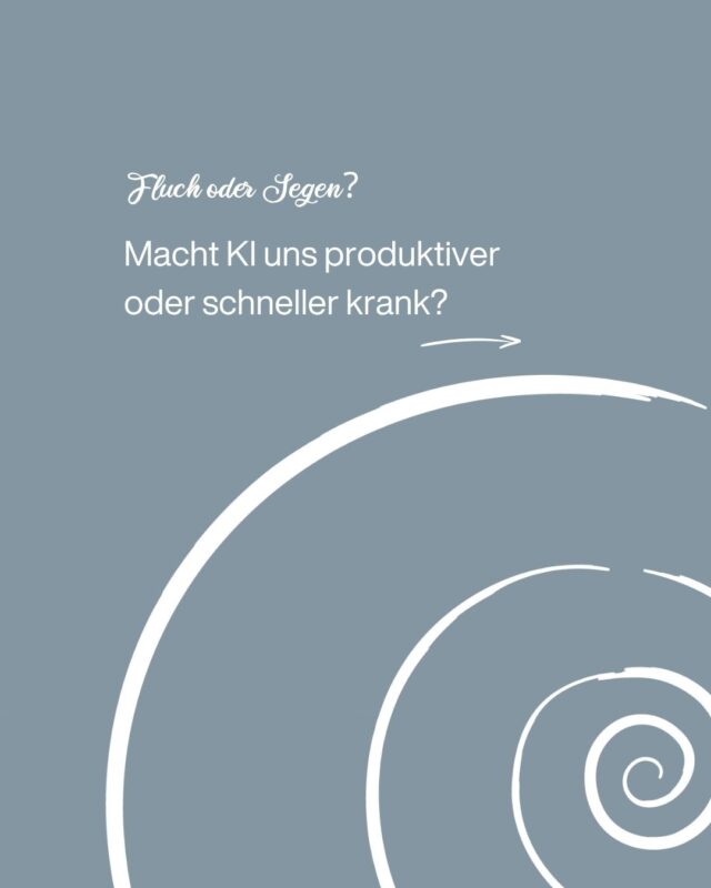 KI soll uns entlasten. 🥳

Aber was, wenn sie vor allem die einfachen Aufgaben übernimmt – und uns nur noch mehr Druck, Verantwortung und Entscheidungen lässt? Jene Aufgaben also, die uns am meisten abverlangen und unser Nervensystem hochgradig dauerbelasten?

Dann steigt vielleicht nicht die Freiheit,
sondern die Erschöpfung?

Wie siehst du das?

#KI #Burnout #Arbeitswelt #MentalHealth #FutureOfWork